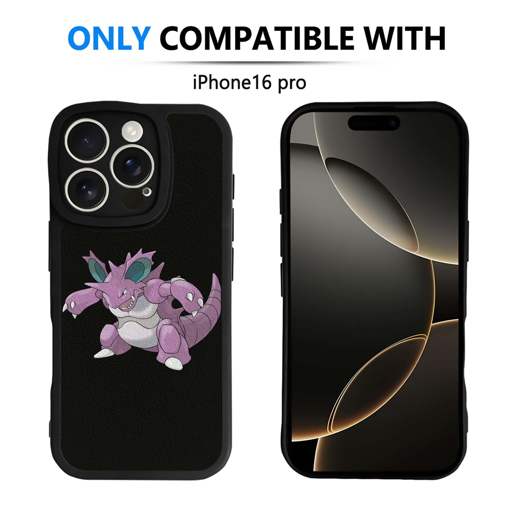 （画像用） ポケットモンスター Pokémon 【iPhone 16シリーズ対応】シリコンスマホケース（レザー調） 材質：シリコン